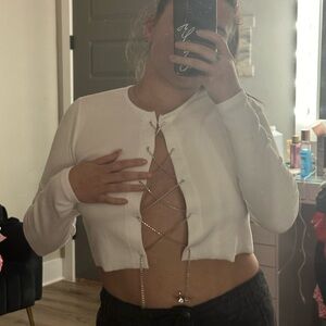 never work sexy long sleeve top from garage